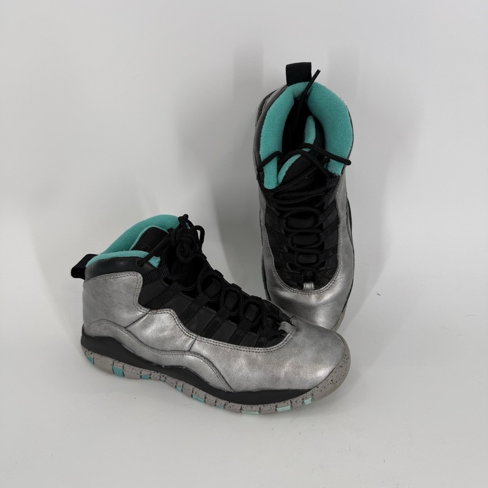 Nike Air Jordan 10 Retro Lady Liberty Dust Metallic Teal Youth Size 5Y